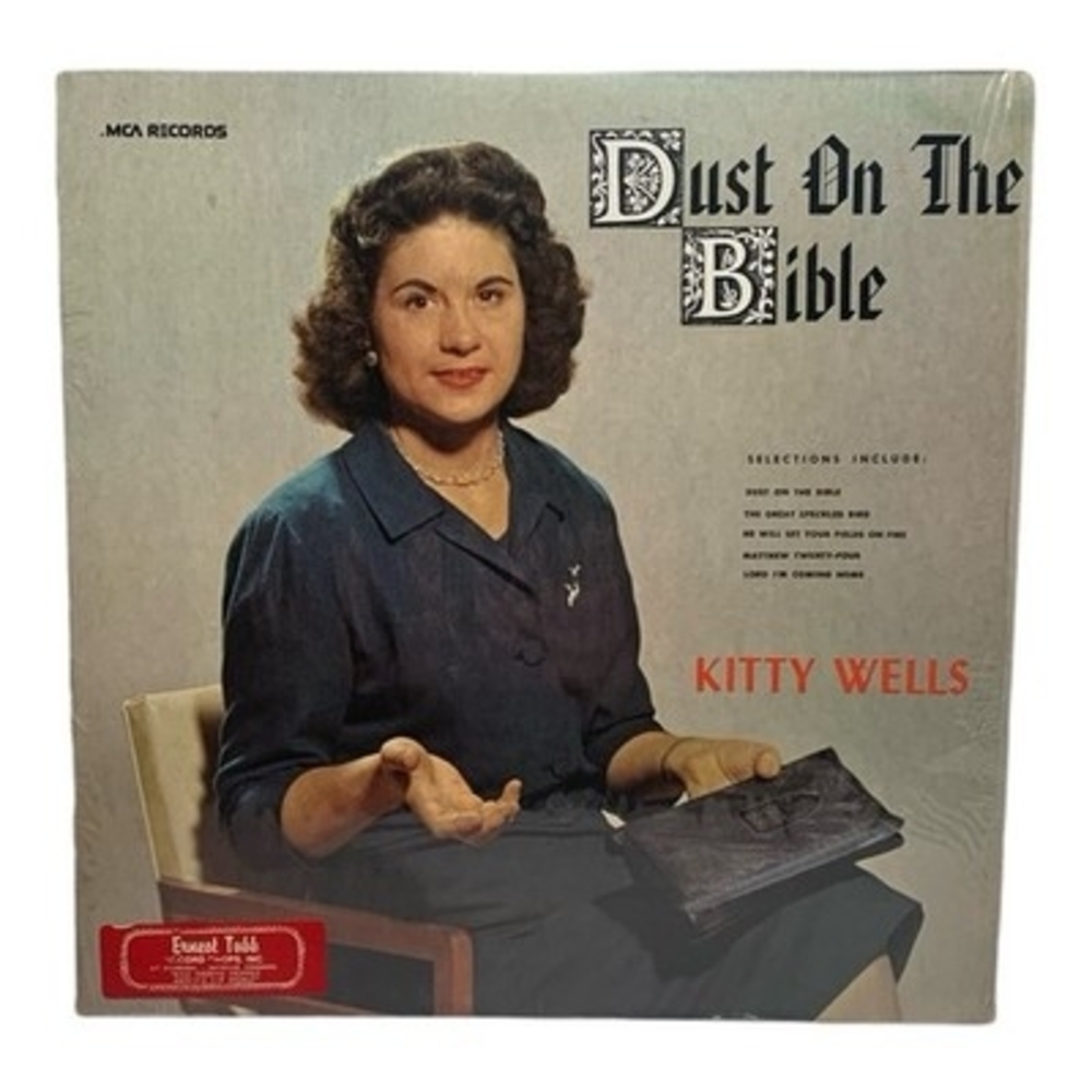 Kitty Wells Dust On The Bible LP MCA Records MCA-149 Country Vinyl Record